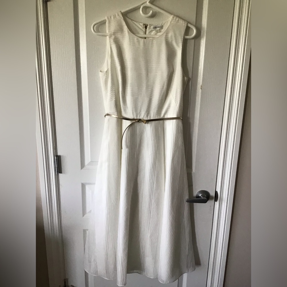 Womens Calvin Klein Sleeveless Dress